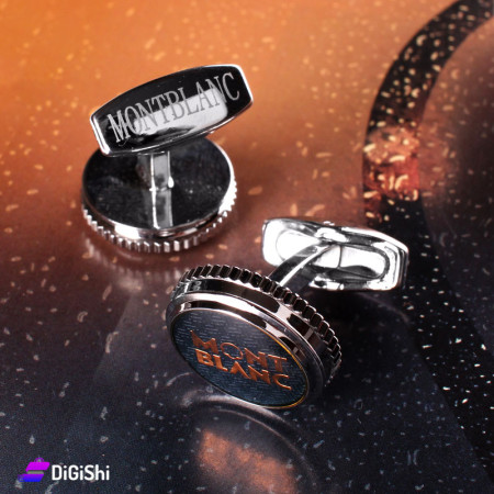Men's MONTBLANC Writing Silver Cufflinks