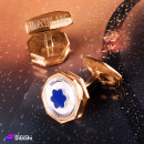 MONT BLANC Cufflinks with Navy Star