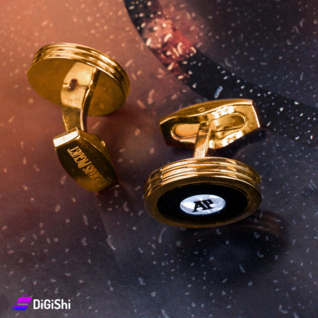 Men's AUDEMARS PIGUET Logo Golden Cufflinks