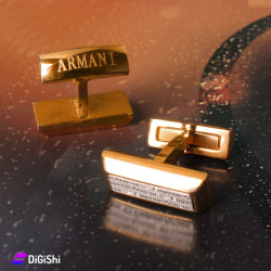 Men's GIORGIO ARMANI Golden Cufflinks