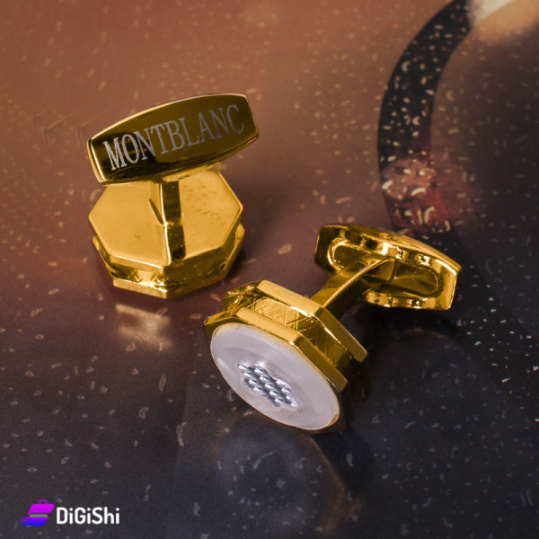 Men's MONTBLANC Golden Cufflinks
