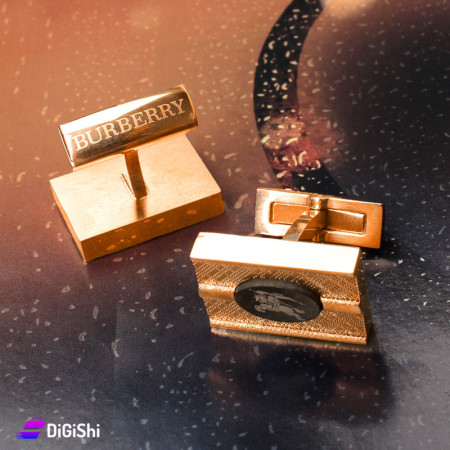 Men's BURBERRY Golden Cufflinks