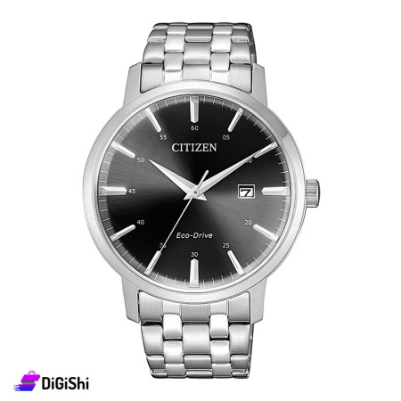 Citizen Eco-Drive SOLAR PAOR Men's Wrist Watch BM7460-88E - Silver