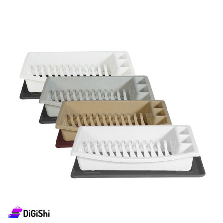 Homy Plast Plastic Dish Rack Single Layer