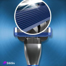 مجموعة رؤوس شفرات حلاقة رجالية Gillette Mach3 Turbo 3D