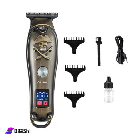 KEMEI KM-2231 Hair Trimmer for Men with Digital Screen