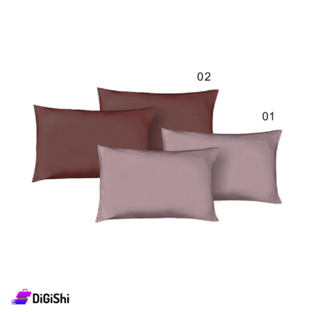 ALHOUDA Pairs of Pillow Cover - Shades of Brown