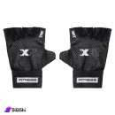 قفازات رياضية نصف الإصبع جلد