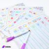 Flexible Transparent Plastic Educational Board Sheet English letters Flexible Transparent Plastic Educational Board Sheet English letters