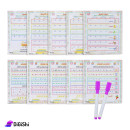 Flexible Transparent Plastic Educational Board Sheet Arabic letters