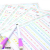 Flexible Transparent Plastic Educational Board Sheet Arabic letters Flexible Transparent Plastic Educational Board Sheet Arabic letters