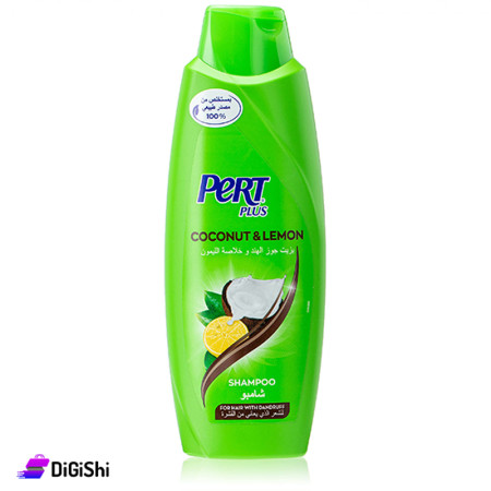 شامبو ضد القشرة بخلاصة الليمون وجوز الهند 600مل Pert Plus