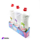 Fami Offer of Three Clear Liquid Containers