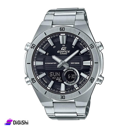 ساعة يد رجالية Casio ERA-110D-1AVDF - فضي