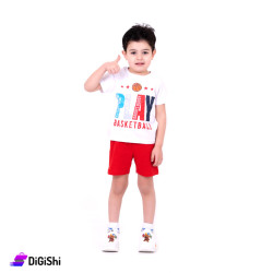 Play Basketball Boy's Cotton pajama