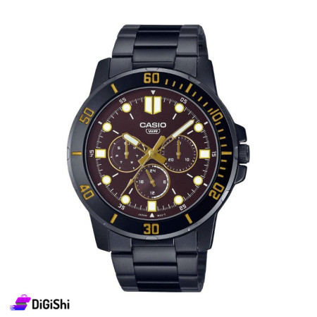 ساعة يد رجالية Casio MTP-VD300BL-5EUDF - أسود