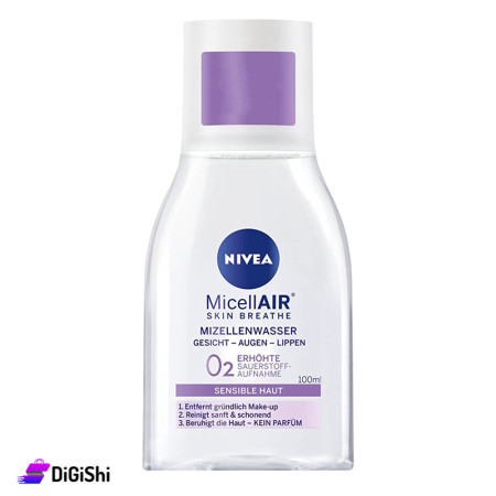 NIVEA Micellar Water Makeup Remover for Sensitive Skin - 100ml