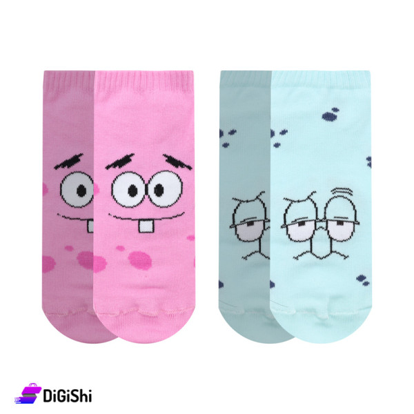 Women's Short SpongeBob Socks