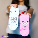 جوارب نسائية قصيرة سبونج بوب