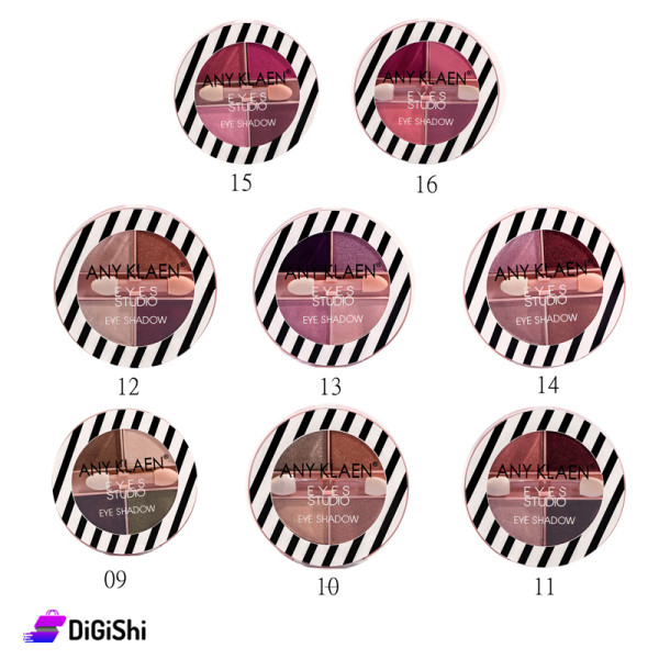 ظل عيون 4ألوان ANY KLAEN Eyes Studio