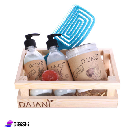 DAJANI Oily Hair Care Package with Wooden Box