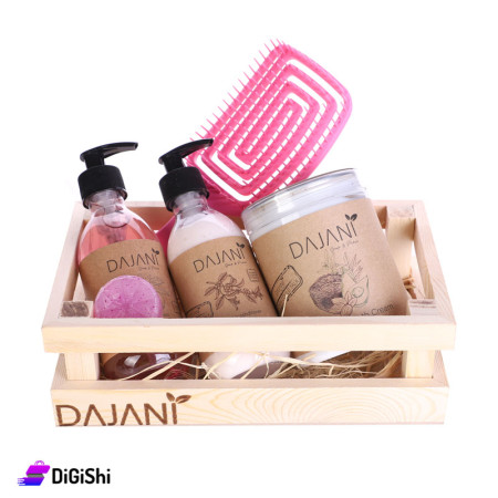 DAJANI Dry and Normal Hair Care Package with Wooden Box