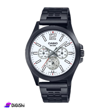 Casio Men's Wrist Watch MTP-E350D-1BVDF - Black