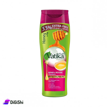 Vatika Hair Repair Shampoo with Honey and Eggs Extract