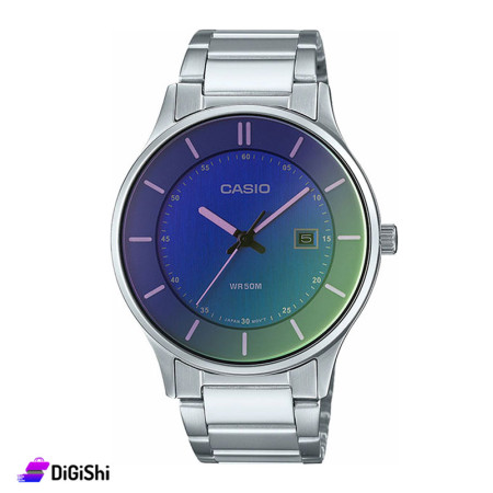 Casio Men's Wrist Watch MTP-E605D-2EVDF - Silver