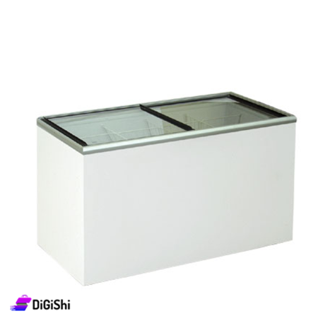 ثلاجة ماركة HILIFE موديل Riviera 1104 G سعة 350ليتر وتبريد ثابت