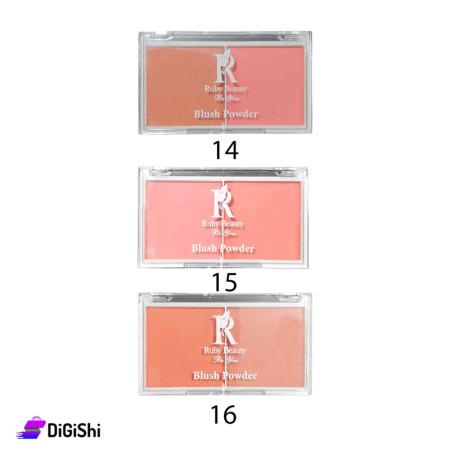 Ruby Beauty Blush Powder Tow Colors 3002