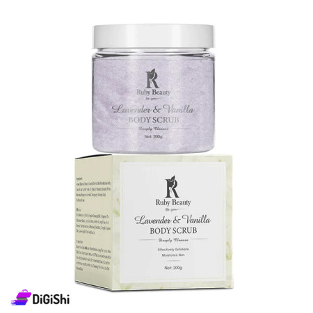 سكراب للجسم بخلاصة اللافندر والفانيليا Ruby Beauty