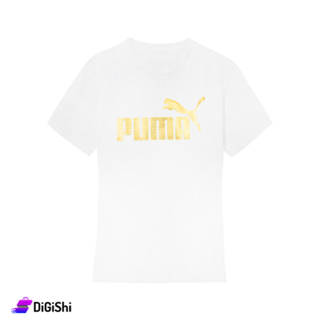 كنزة قطن نسائية مع شعار PUMA رقم M142