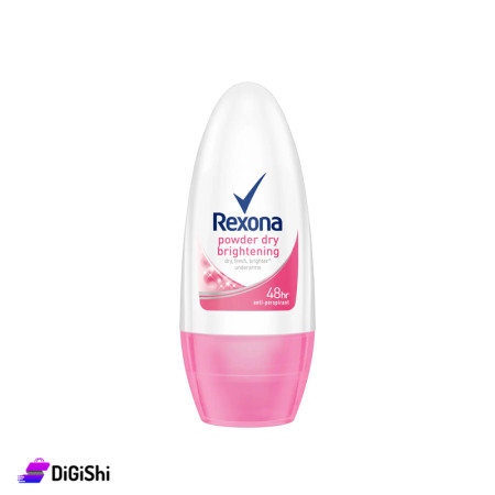 Rexona Powder Dry Brightening رول مزيل تعرق نسائي