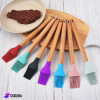 Silicone Brush with Wood Handle