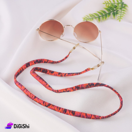 Decorative Eyeglasses Pendant - Orange and Navy