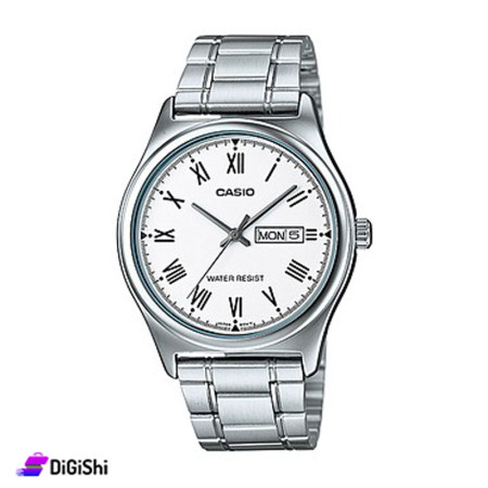Casio Men's Wrist Watch MTP-V006D-7BUDF - Silver