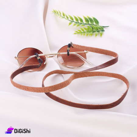 Thin Leather Eyeglasses Pendant - Hazel