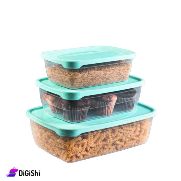 Rainbow Set Of Plastic Tupperware Different Sizes - Tiffany