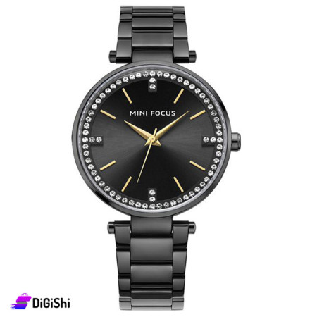 MINI FOCUS MF0031 Women's Wrist Watch - Black