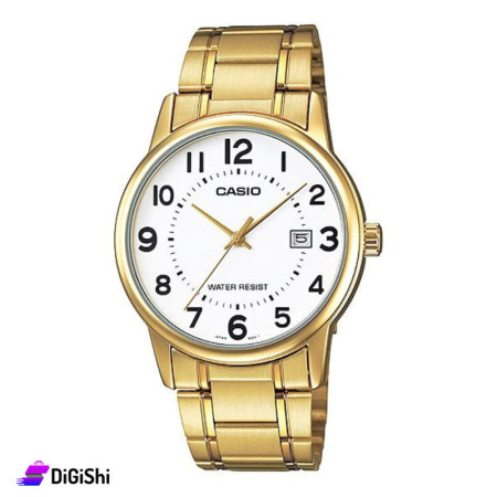 Casio Men's Wrist Watch MTP-V002G-7BUDF - Golden