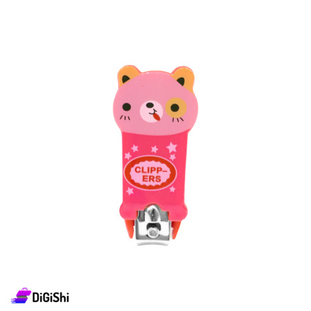 قصاصة أظافر شكل قطة - فوشيا