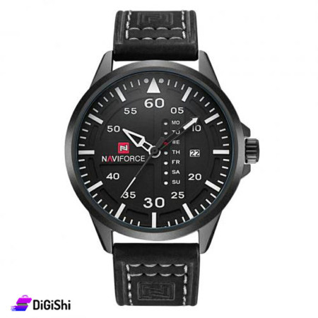 ساعة يد رجالية NaviForce NF 9074 - أسود