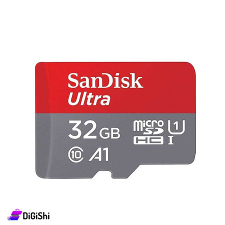 كرت ذاكرة SanDisk موديل Ultra ذاكرة 32غيغابايت