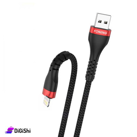 كبل للايفون شحن ونقل بيانات FONENG موديل X82