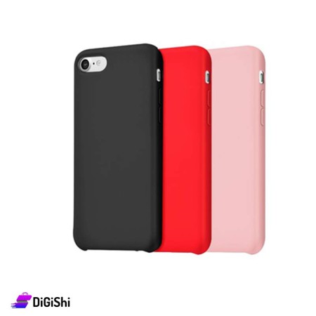 خلفية hoco For iPhone 7/8  - أسود / أحمر / زهري