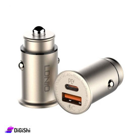 LDNIO C506Q Type-C Car Charger with Lighter