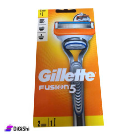 Gillette Fusion 5 Five-blade Men's Razor with Two Heads