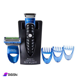 Gillette Proglide Styler Five-Blade Men's Razor with Three Combs