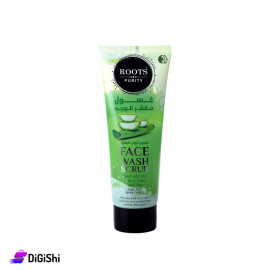 غسول مقشر للوجه بالألوفيرا ROOTS PURITY